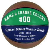 Volledig  persoonlijke Basketball Ball Basketbal (Voorkant)