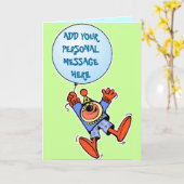 VOLLEDIG  PERSOONLIJKE WENSKAARTEN KAART (Gele Bloem)