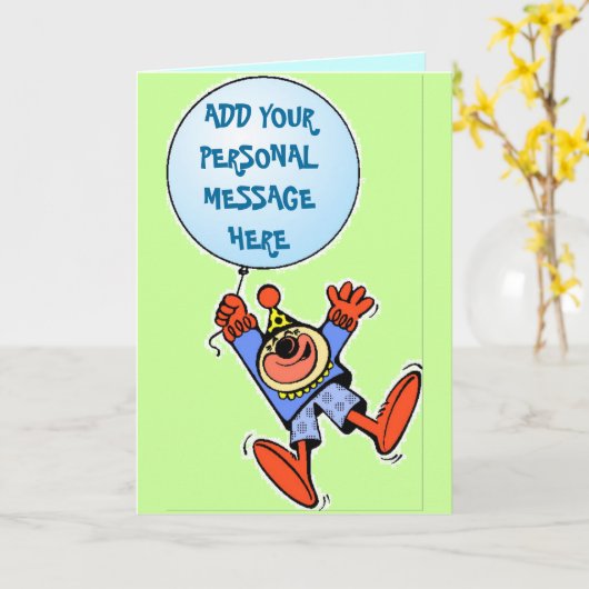 VOLLEDIG  PERSOONLIJKE WENSKAARTEN KAART (Gele Bloem)