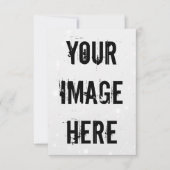 Volledig platte dank bedankkaart (Voorkant)