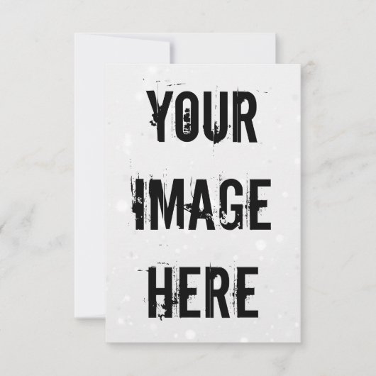 Volledig platte dank bedankkaart (Voorkant)