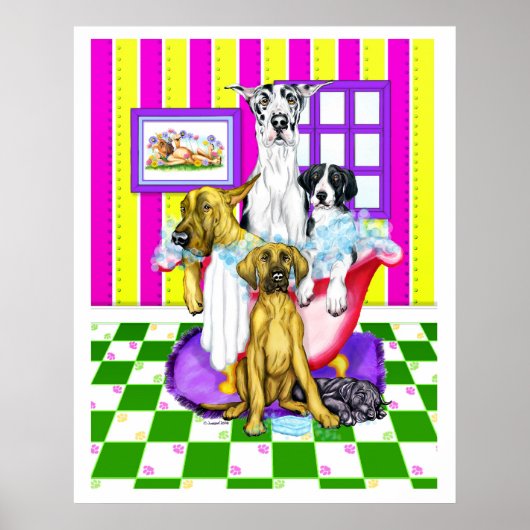 Volledig Poster voor geweldige daanbuis (Voorkant)