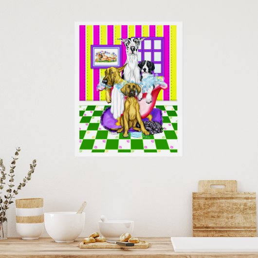 Volledig Poster voor geweldige daanbuis (Keuken)