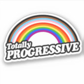 Volledig Progressieve Pride Sticker (Voorkant)