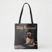 Volledig Pugalicious Hondenras Canvas tas (Voorkant)