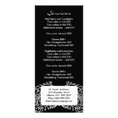 Volledig rack-Kaart in het menu Salon (Achterkant)