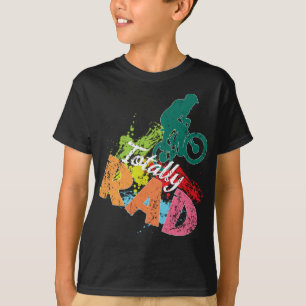 Volledig Rad 80s Retro Colorful Bicycle Paint T-shirt