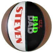 Volledig RAD DAD coole trendy Vaderdag cadeau Basketbal (Verticaal)