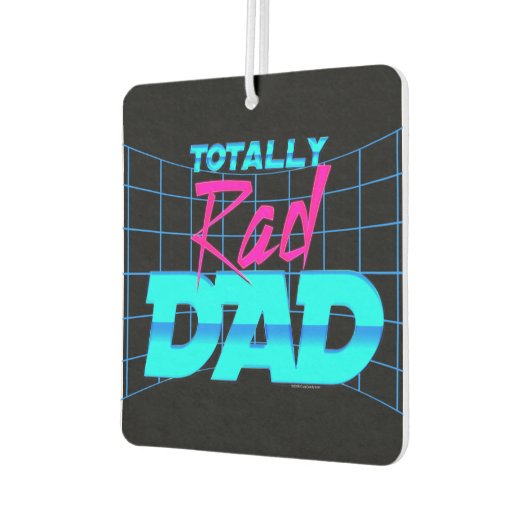 Volledig Rad Pap Funny Vaderdag 80s Gift Luchtverfrisser (Links)