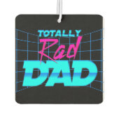 Volledig Rad Pap Funny Vaderdag 80s Gift Luchtverfrisser (Achterkant)