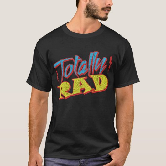 Volledig Rad Retro 1980's Tighties kostuum T-shirt (Voorkant)