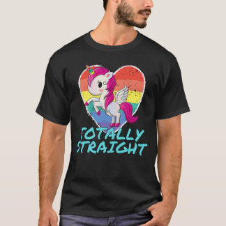 Volledig recht Unicorn-Shirt - Grappig ontwerp T-shirt