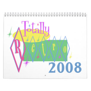 Volledig Retro-agenda Kalender