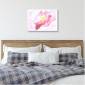 Volledig roze Roos bloesem Canvas Afdruk (Insitu (Slaapkamer))
