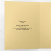 Volledig  rustige vijver & poëtische verzen drieluik wenskaart (Binnenzijde eerst)