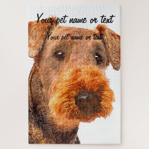 Volledig Schattig, Airedale Terrier Dog Legpuzzel