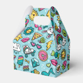 Volledig Schattigee Doodles gunstboxen Bedankdoosjes (Achterkant)