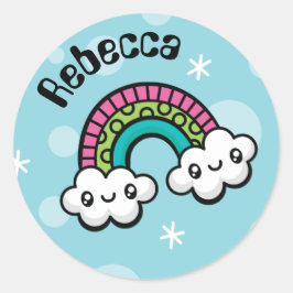 Volledig Schattigee Doodles Regenboog stickers