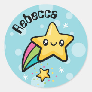 Volledig Schattigee Doodles Star stickers