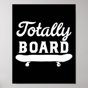 Volledig skateboard grappige novelty poster