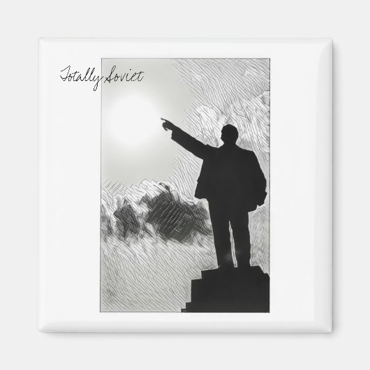 Volledig Sovjet Lenin Wijst de Weg Magneet (Voorkant)