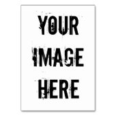 Volledig tabelkaart kaart (Achterkant)