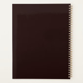 Volledig toegewijde eclips thema bruiloft planner (Achterkant)