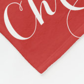 Volledig toepasbare kleinkinderen met kerstkleven fleece deken (Hoek)