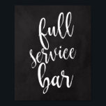 Volledig toetsenbord met servicebalk 8 x 10 bruilo poster<br><div class="desc">Een elegant teken van de snijrandbruiloft,  kenmerkt de tekst "Volledige Bar van de Dienst"in een extraverte manuscriptdoopvont,  voegt de borsteltextuur een spontaan en playful gevoel toe. De achtergrondkleur kan aan uw behoeften en voorkeuren worden aangepast. Neem contact met mij op als u een speciaal verzoek hebt.</div>