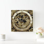 Volledig transparante klokzijde klaren vierkante klok (Huis)