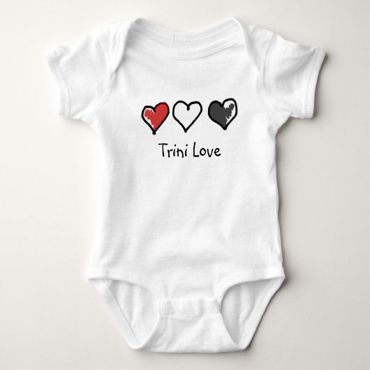Volledig Trini Love Baby Body Suit Romper (Voorkant)