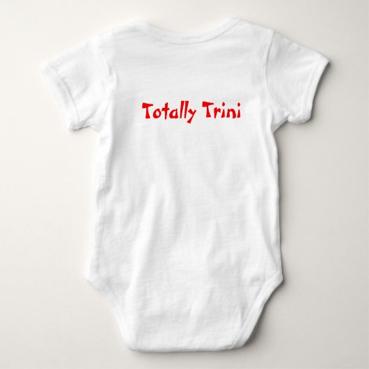 Volledig Trini Love Baby Body Suit Romper (Achterkant)