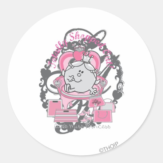 Volledig uitgevaagd ronde sticker (Voorkant)