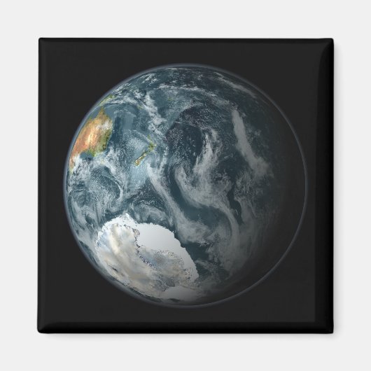 Volledig uitzicht van de Aarde met Antarctica Magneet (Voorkant)