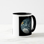 Volledig uitzicht van de Aarde met Antarctica Mok (Voorkant rechts)