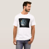 Volledig uitzicht van de Aarde met Antarctica T-shirt (Voorkant volledig)