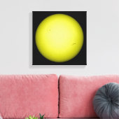 Volledig uitzicht van de zon canvas afdruk (Insitu (Woonkamer))