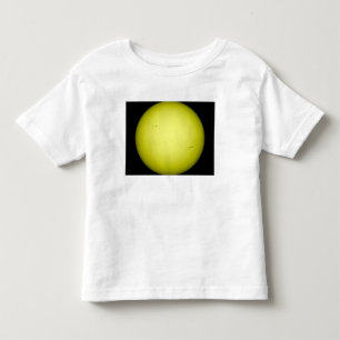 Volledig uitzicht van de zon kinder shirts