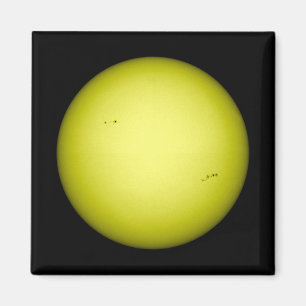 Volledig uitzicht van de zon magneet