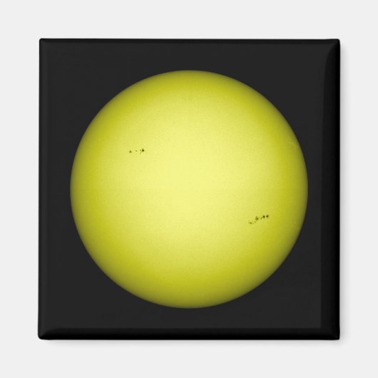 Volledig uitzicht van de zon magneet (Voorkant)