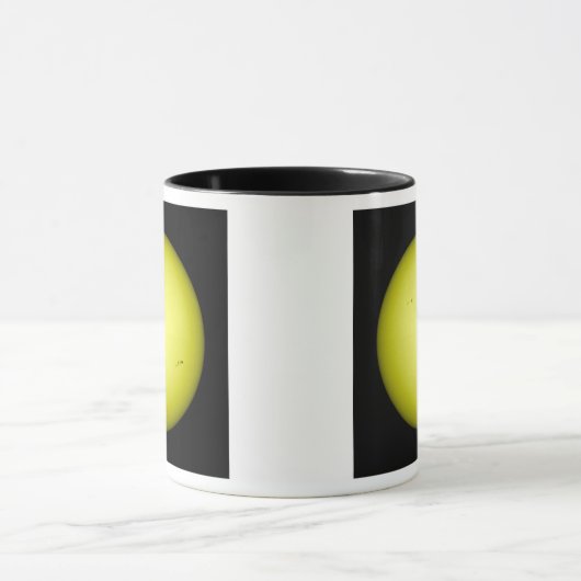 Volledig uitzicht van de zon mok (Midden)