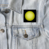 Volledig uitzicht van de zon vierkante button 5,1 cm (In situ)