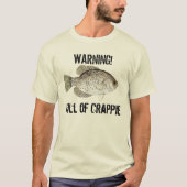 Volledig van Crappie T-shirt (Voorkant)