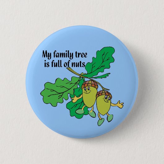 Volledig van Noten Ronde Button 5,7 Cm (Voorkant)