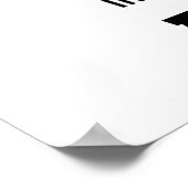 Volledig vast in mijn kern (lagen van de aarde) poster (Hoek)