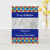 Volledig  verjaardagsfotokaart kaart (Gele Bloem)