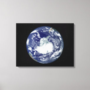 Volledig verlicht afbeelding van de volledige schi canvas afdruk