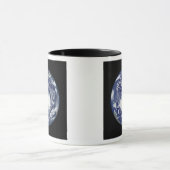 Volledig verlicht afbeelding van de volledige schi mok (Midden)