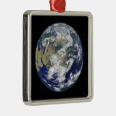 Volledig verlichte aarde in Azië Metalen Ornament (Rechts)