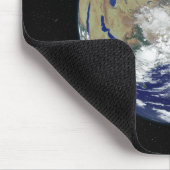 Volledig verlichte aarde in Azië Muismat (Hoek)